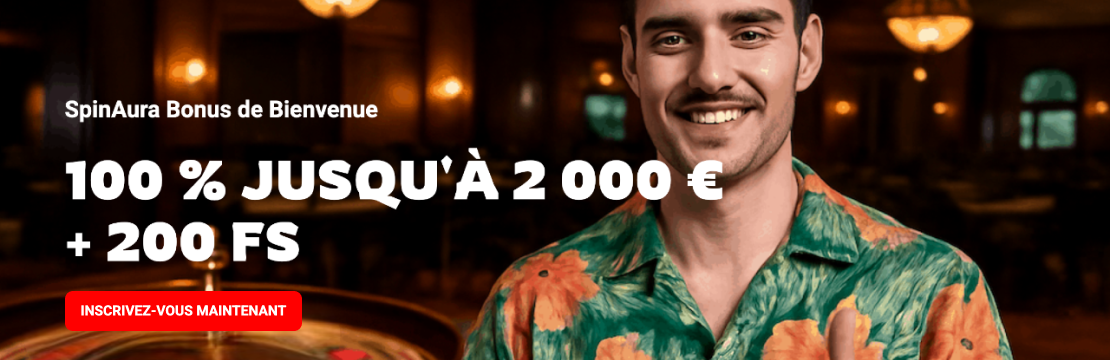 Spinaura Casino 🎖️ Site officiel en ligne pour joueurs français